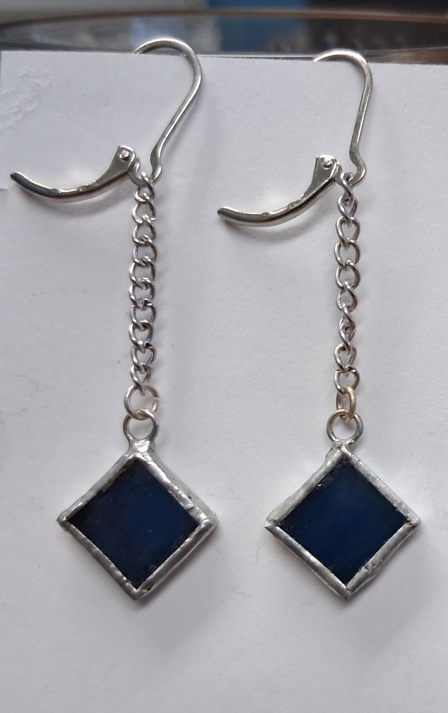 Stained Glass Dangle Earrings