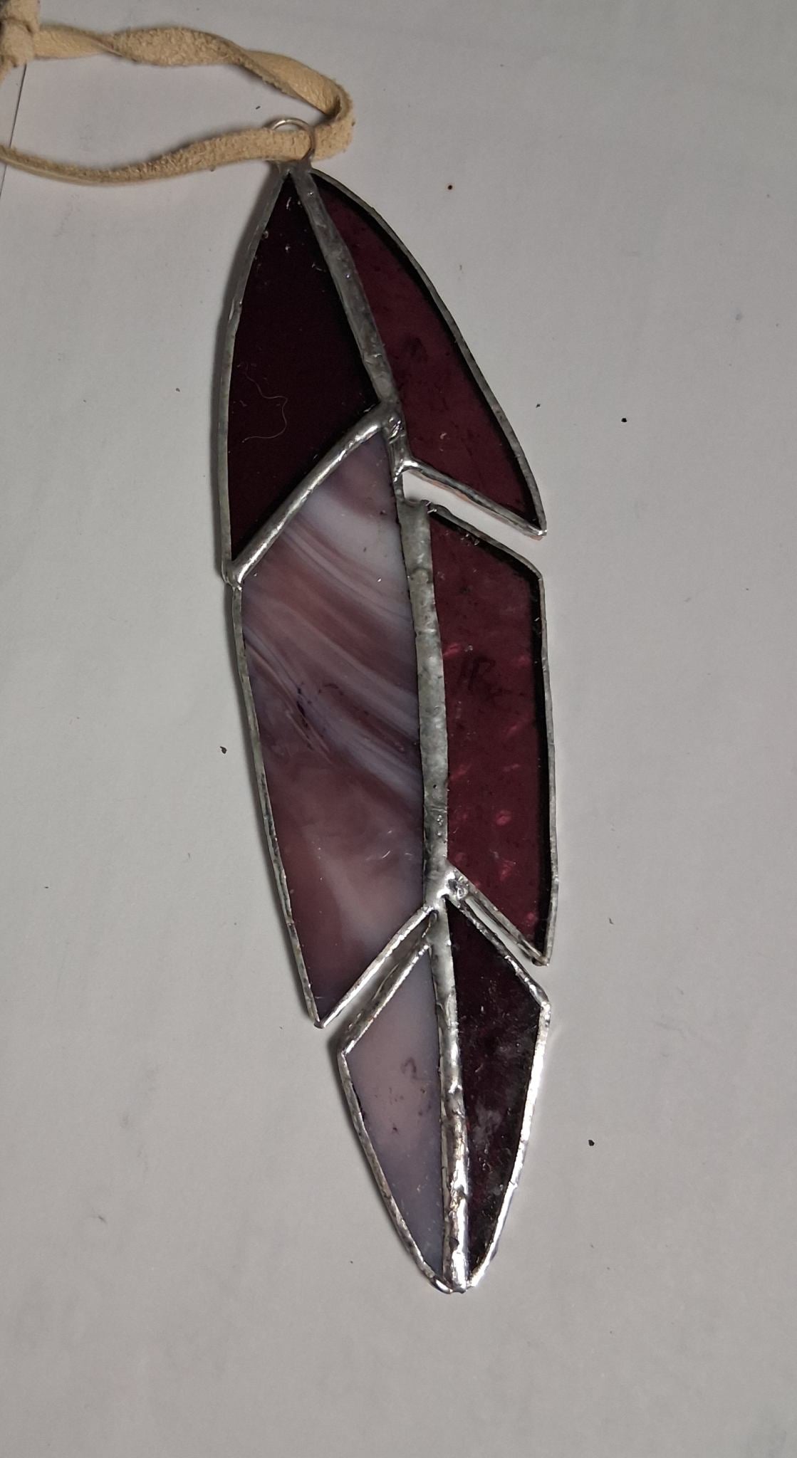 Stained Glass Feather